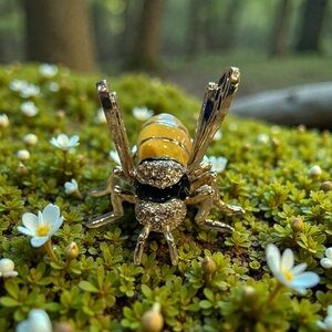 SOLD 💥💥Pewter Bejeweled Crystals Gold-tone Enameled BUZZ Bumblebee 🐝